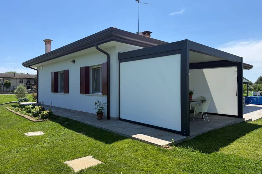 pergole metalliche su misura treviso e venezia
