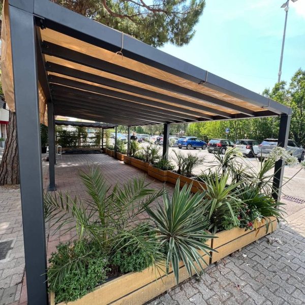 pergole metalliche treviso e venezia